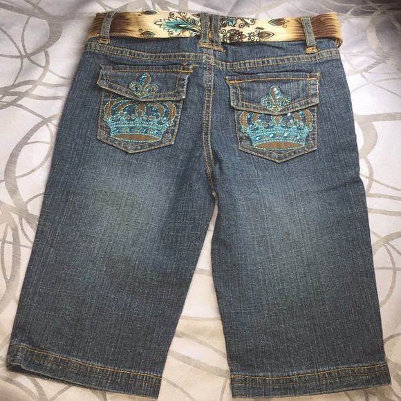 Girls SQUEEZE JEANS Shorts (NWOT) - Picture 2 of 5